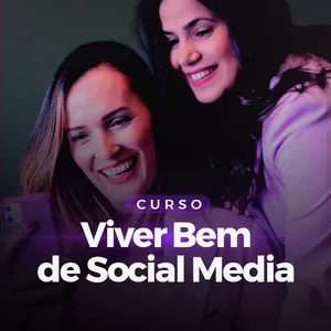 Capa do Curso Social Media de Sucesso por Amigas do Marketing com ícones de redes sociais