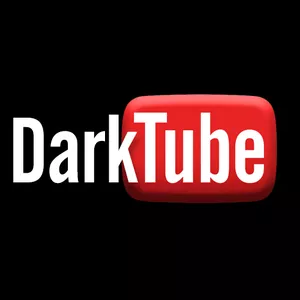 Capas dos cursos Darktube de Rafael Leme com símbolo de dólar e gráficos de crescimento