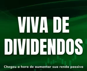 Capas do curso Viva de Dividendos B7 Invest 2022 com ícones de dinheiro e gráficos