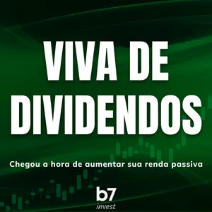 Capas do curso Viva de Dividendos B7 Invest 2022 com ícones de dinheiro e gráficos