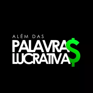 Robô de marketing digital com gráficos de crescimento e símbolos de dinheiro, representando o curso Além das Palavras Lucrativas de Roberta Santos para download.