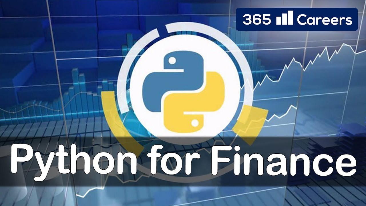 Ilustração de um laptop exibindo gráficos financeiros complexos com código Python ao lado, representando Python para Mercado Financeiro.
