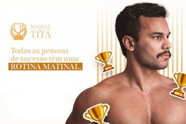 Capa do curso Manhã de Titã de Lucas Maia Maciel com ícones de produtividade e energia