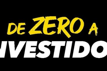 Capa do curso "De Zero a Investidor" em alta resolução, mostrando gráfico de crescimento financeiro.