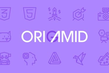 Curso TypeScript Origamid em alta velocidade com ícones de código e download