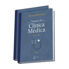Capa do Curso de Clínica Médica 3ª Edição Manole em alta resolução com ícones de estudo e medicina.