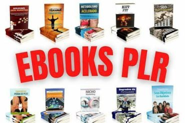 Pacote de Ebooks PLR para revenda com mais de 100 títulos em português